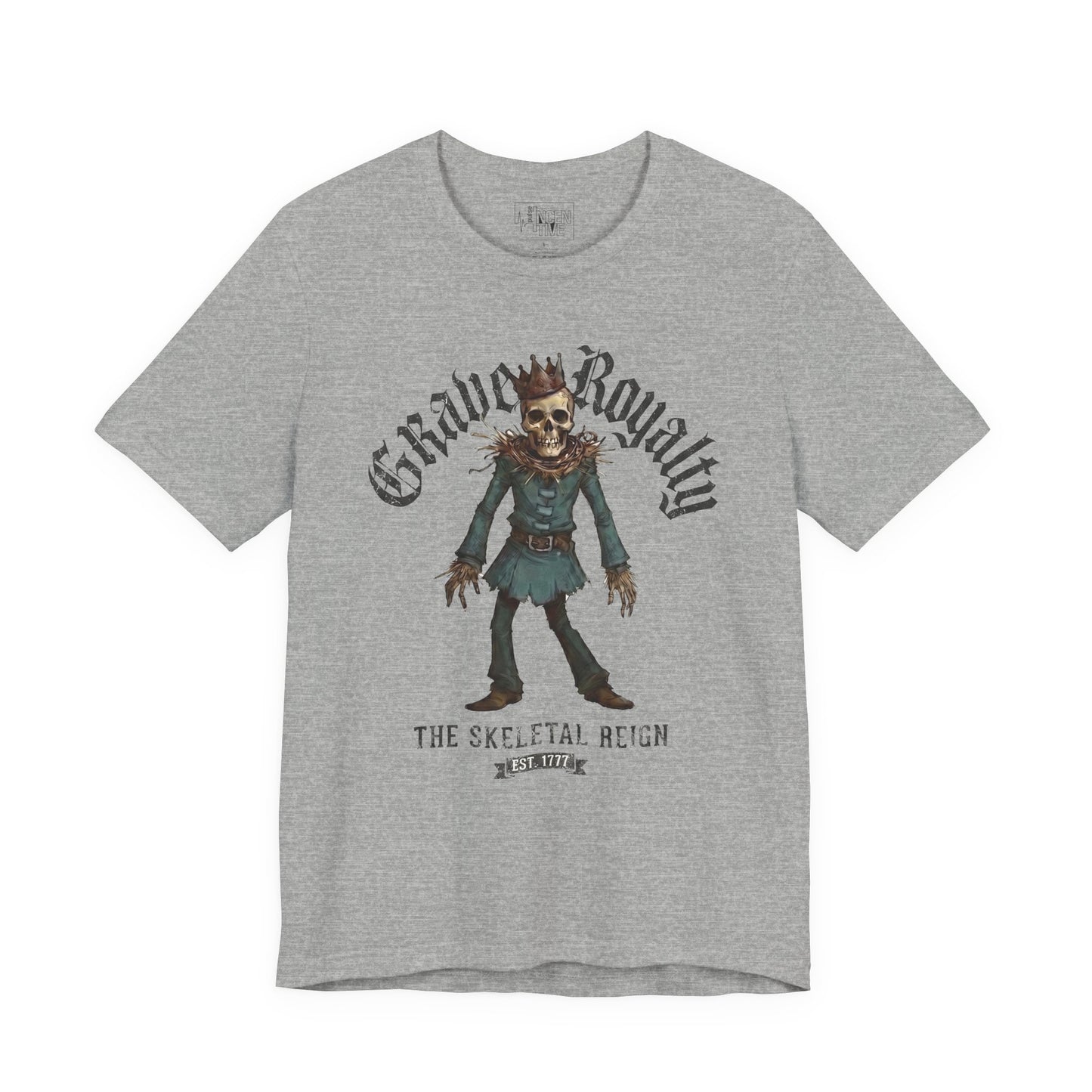 Grave Royalty Skeleton King Tee | The Skeletal Reign, Gothic Horror