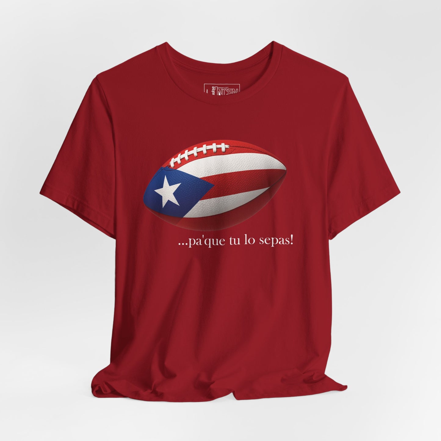 Super Bowl Football, Short Sleeve Puerto Rico Tee