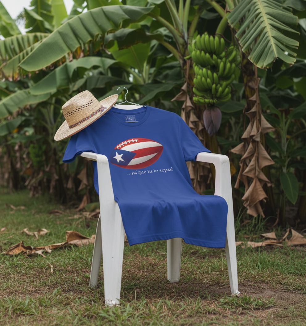 Super Bowl Football, Short Sleeve Puerto Rico Tee