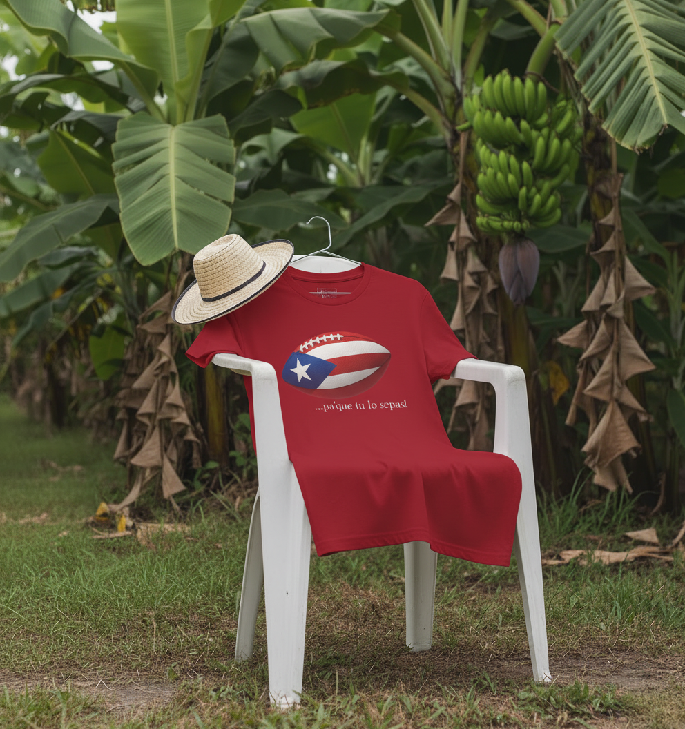 Super Bowl Football, Short Sleeve Puerto Rico Tee