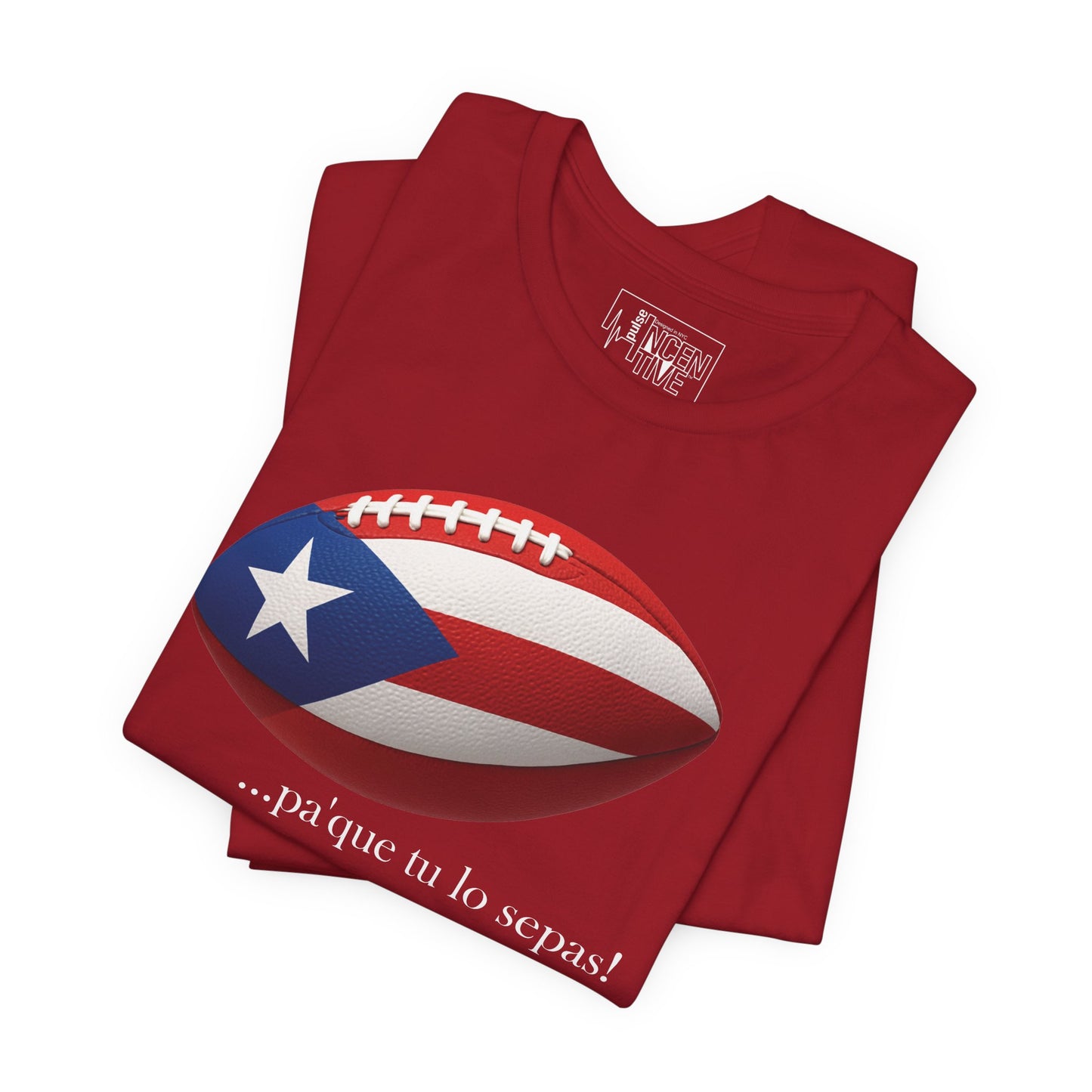 Super Bowl Football, Short Sleeve Puerto Rico Tee